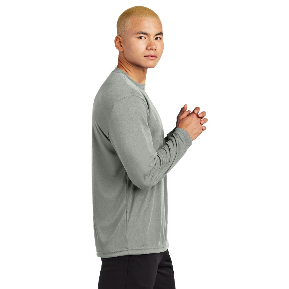 Sport-Tek® Long Sleeve PosiCharge® Competitor™ Tee - Grey Concrete