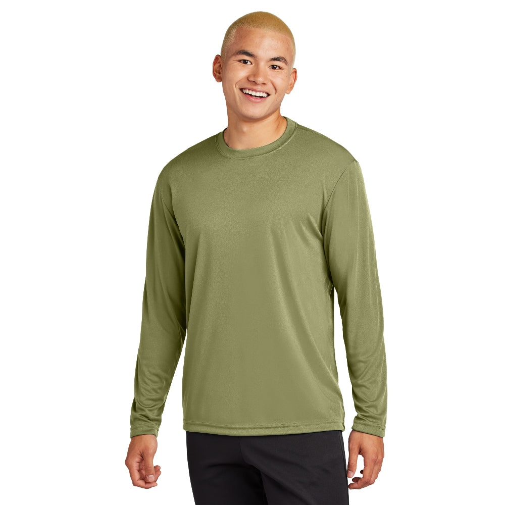 Sport-Tek® Long Sleeve PosiCharge® Competitor™ Tee - Olive Drab Green