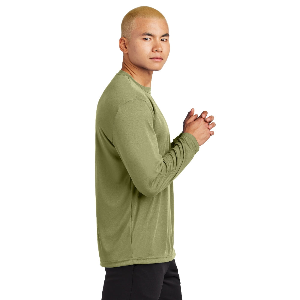 Sport-Tek® Long Sleeve PosiCharge® Competitor™ Tee - Olive Drab Green