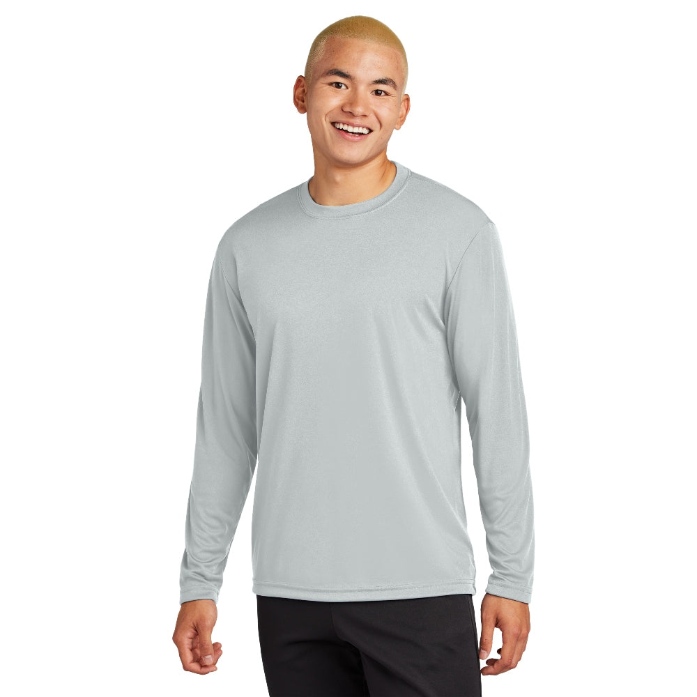 Sport-Tek® Long Sleeve PosiCharge® Competitor™ Tee - Silver