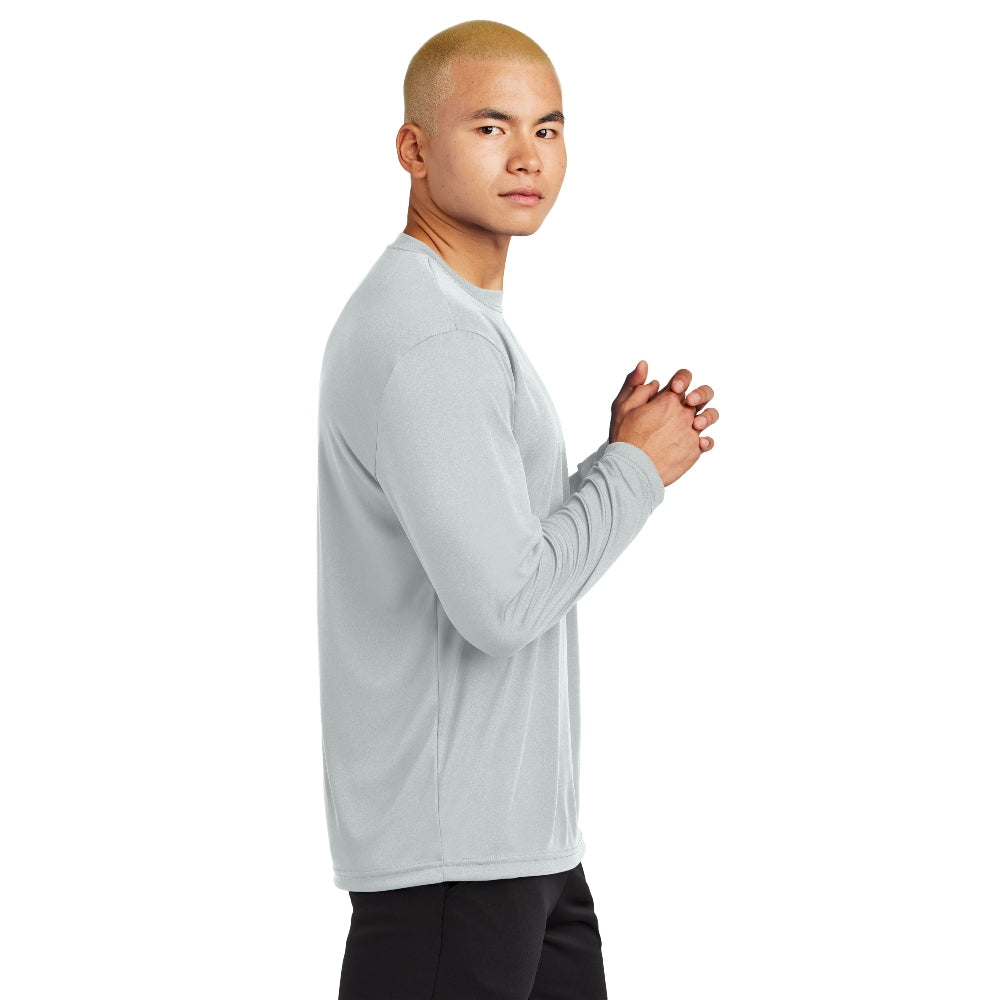 Sport-Tek® Long Sleeve PosiCharge® Competitor™ Tee - Silver