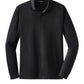 Sport-Tek® Long Sleeve Micropique Sport-Wick® Polo - Black