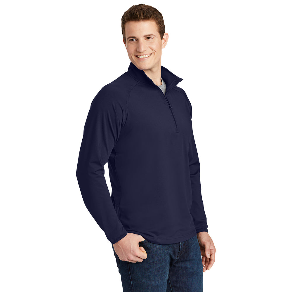 Sport-Tek® Sport-Wick® Stretch 1/4-Zip Pullover - True Navy