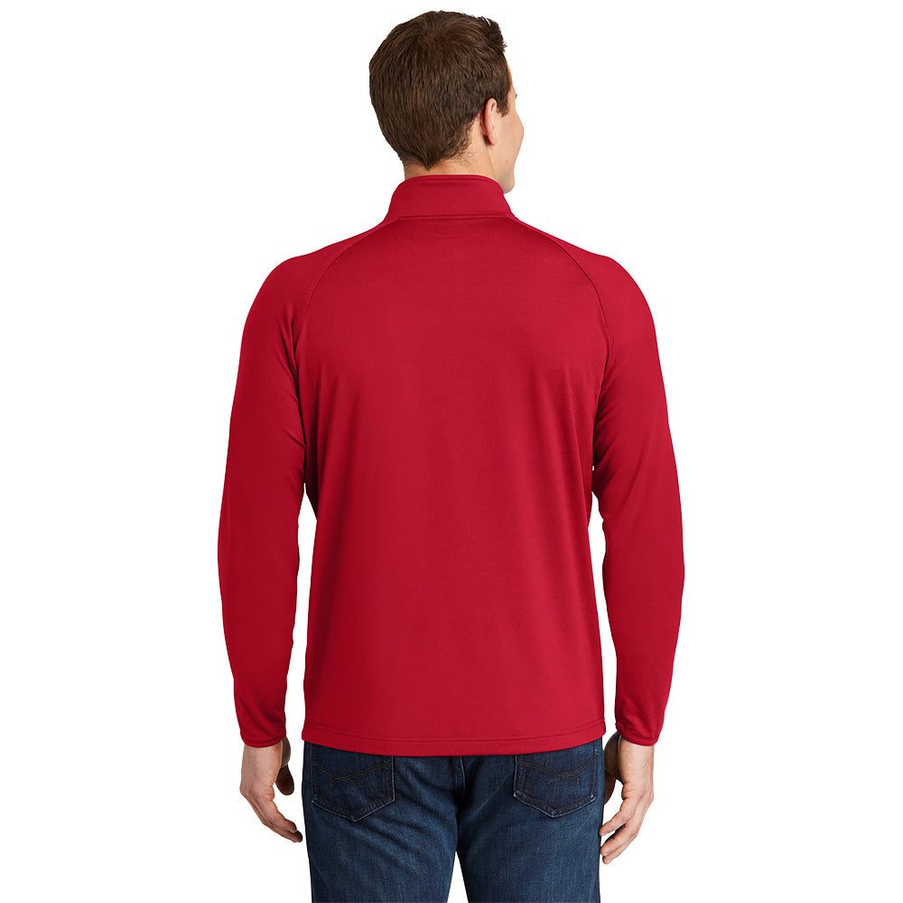 Sport-Tek® Sport-Wick® Stretch 1/4-Zip Pullover - True Red