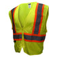 Radians SV22-2ZOM Type R Class 2 Economy Two-Tone Safety Vest - Lime/Yellow