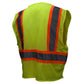 Radians SV22-2ZOM Type R Class 2 Economy Two-Tone Safety Vest - Lime/Yellow