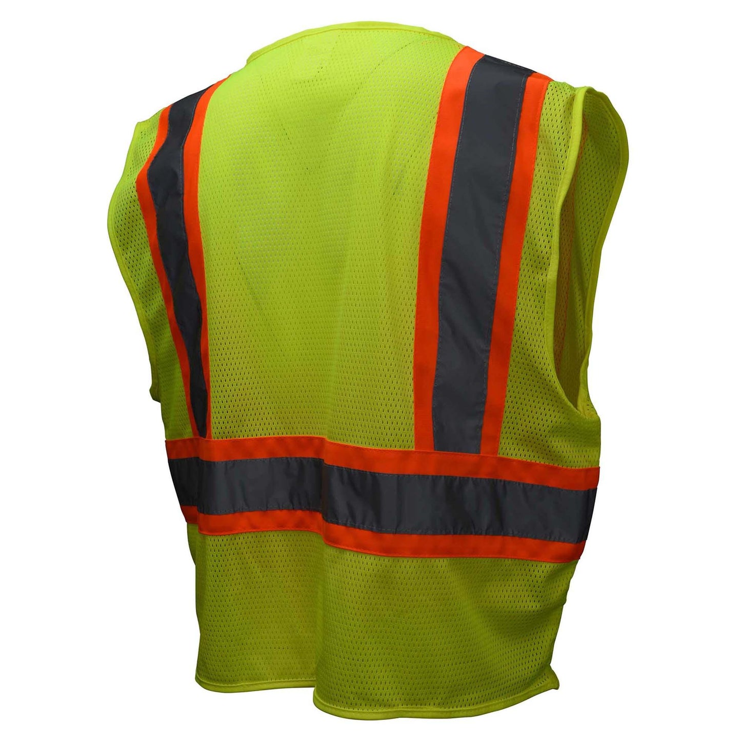 Radians SV22-2ZOM Type R Class 2 Economy Two-Tone Safety Vest - Lime/Yellow