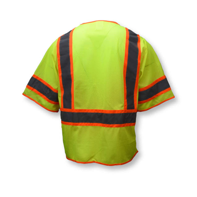 Radians SV272-3ZOM Type R Class 3 Multipurpose Surveyor Safety Vest - Yellow/Lime