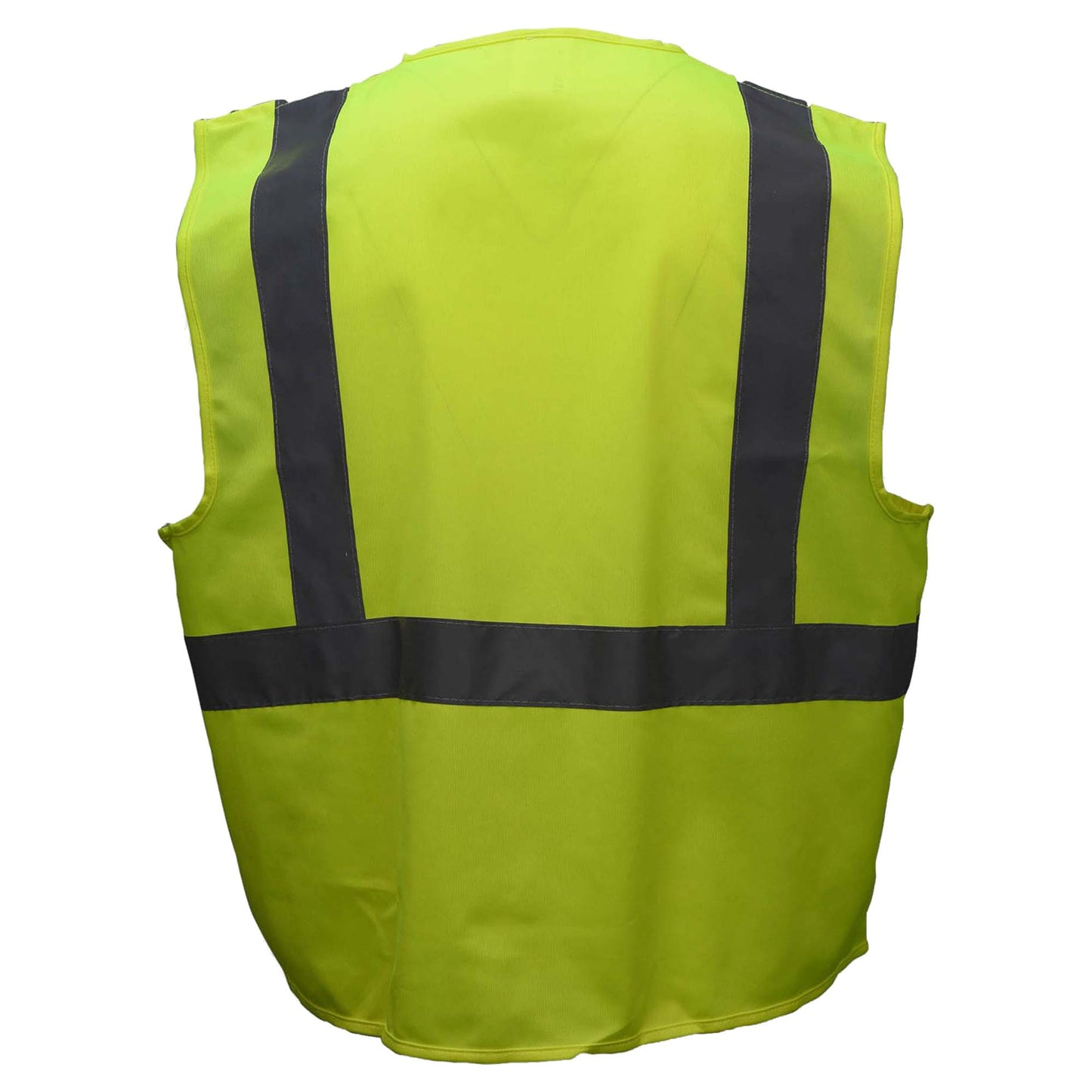 Radians SV2ZOS Type R Class 2 Economy Solid Safety Vest with Zipper - Yellow/Lime