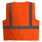 Radians SV2ZOS Type R Class 2 Economy Solid Safety Vest with Zipper - Orange