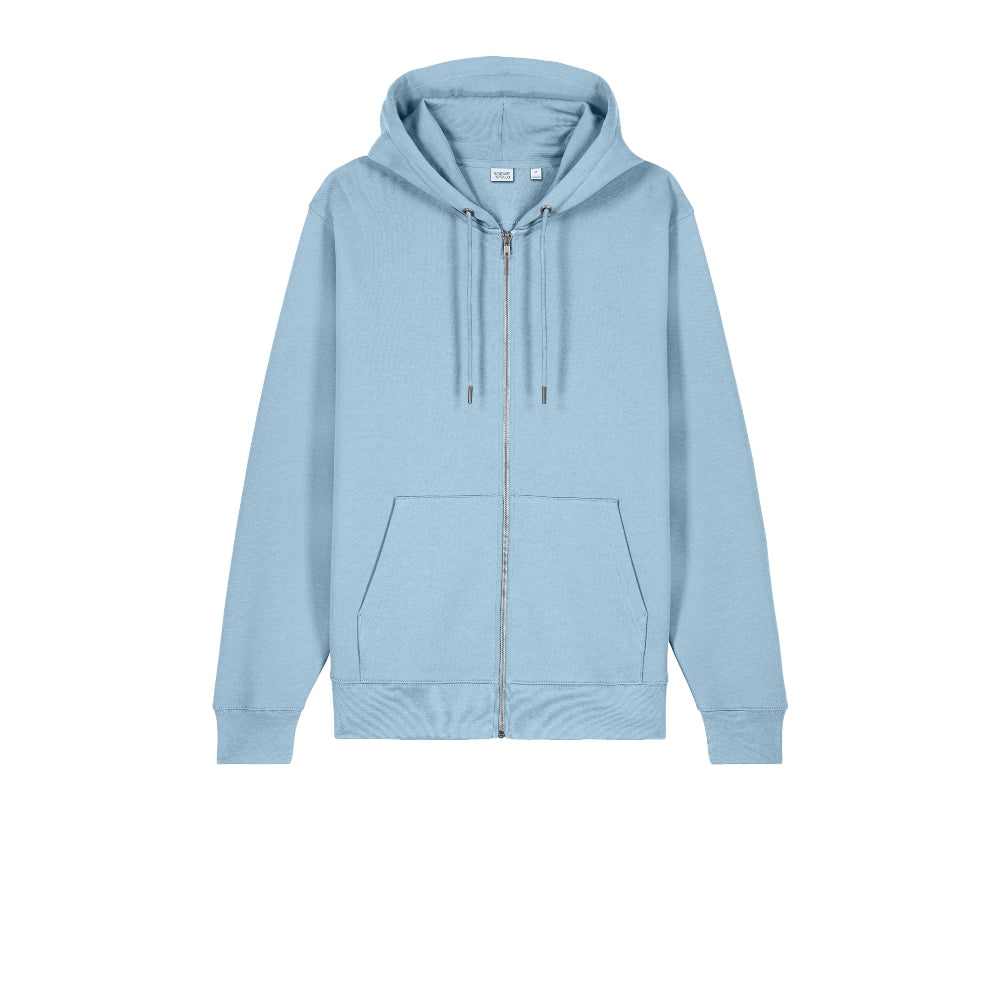 Stanley/Stella Unisex Cultivator 2.0 Full-Zip Hooded Sweatshirt - Blue Soul