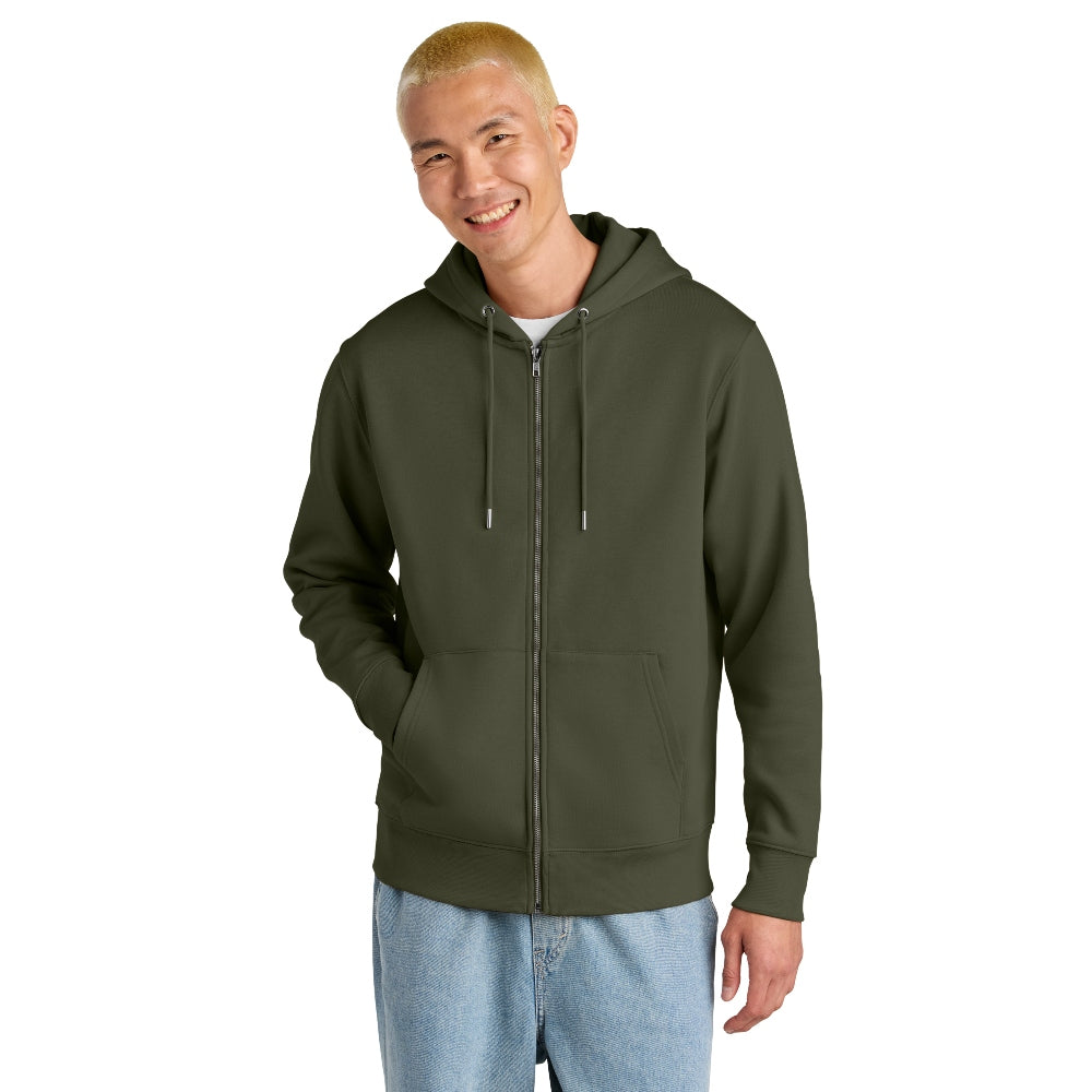 Stanley/Stella Unisex Cultivator 2.0 Full-Zip Hooded Sweatshirt - Khaki Green
