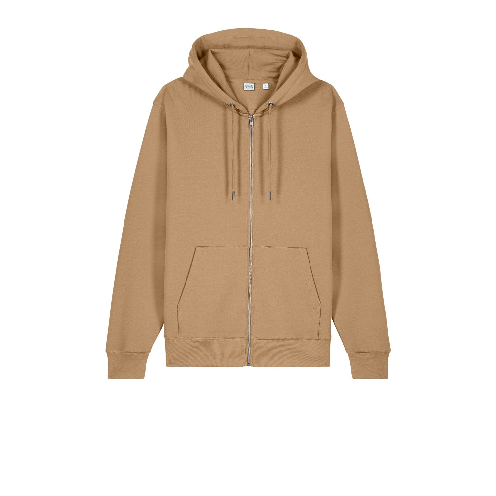 Stanley/Stella Unisex Cultivator 2.0 Full-Zip Hooded Sweatshirt - Latte