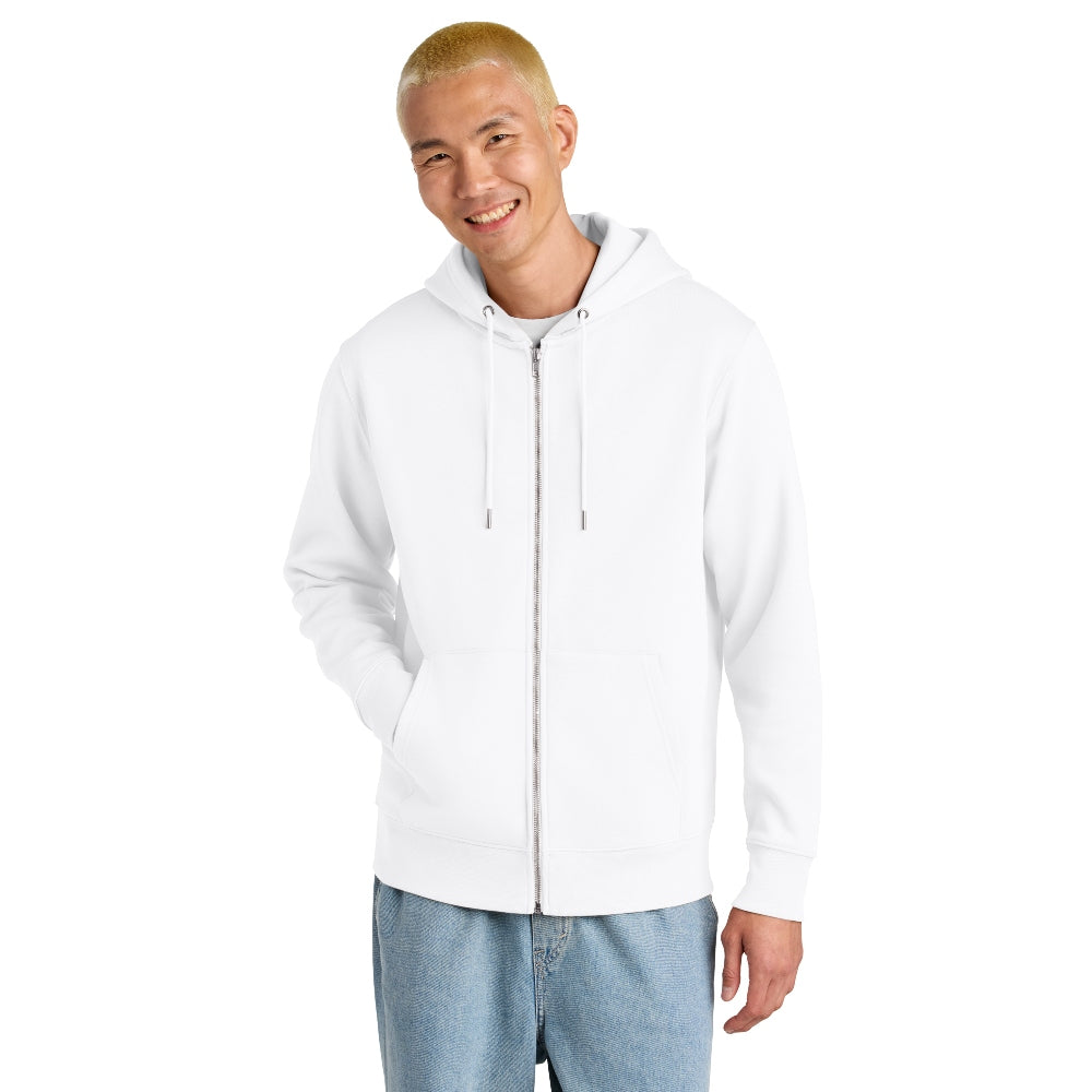 Stanley/Stella Unisex Cultivator 2.0 Full-Zip Hooded Sweatshirt - White