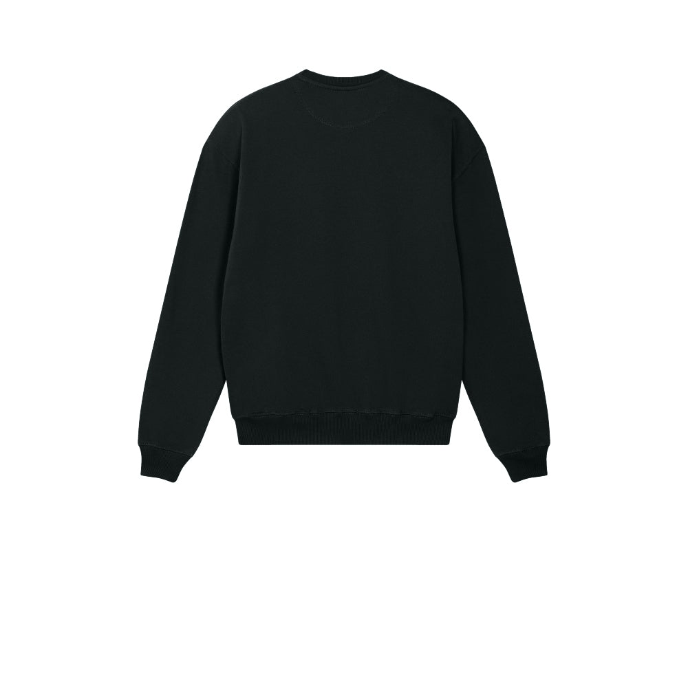 Stanley/Stella Unisex Ledger Dry Crewneck Sweatshirt - Black
