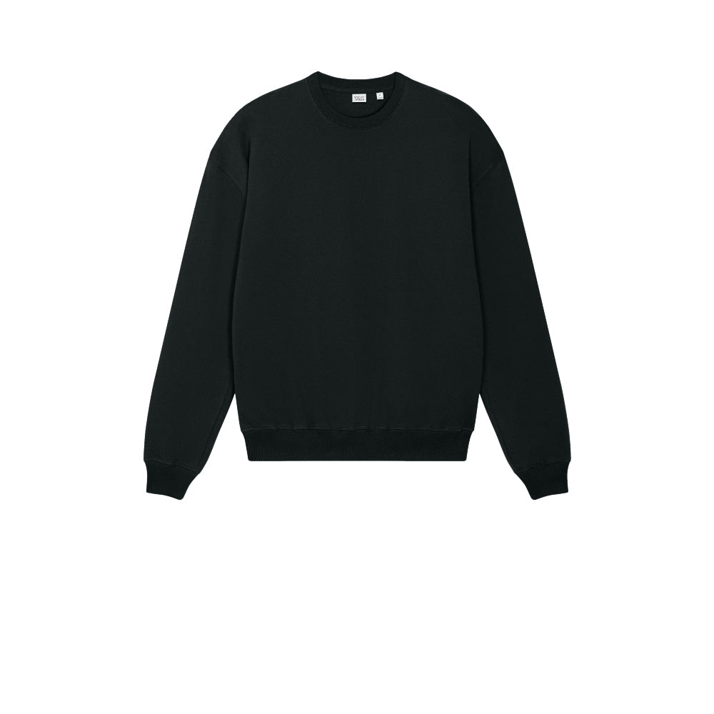 Stanley/Stella Unisex Ledger Dry Crewneck Sweatshirt - Black