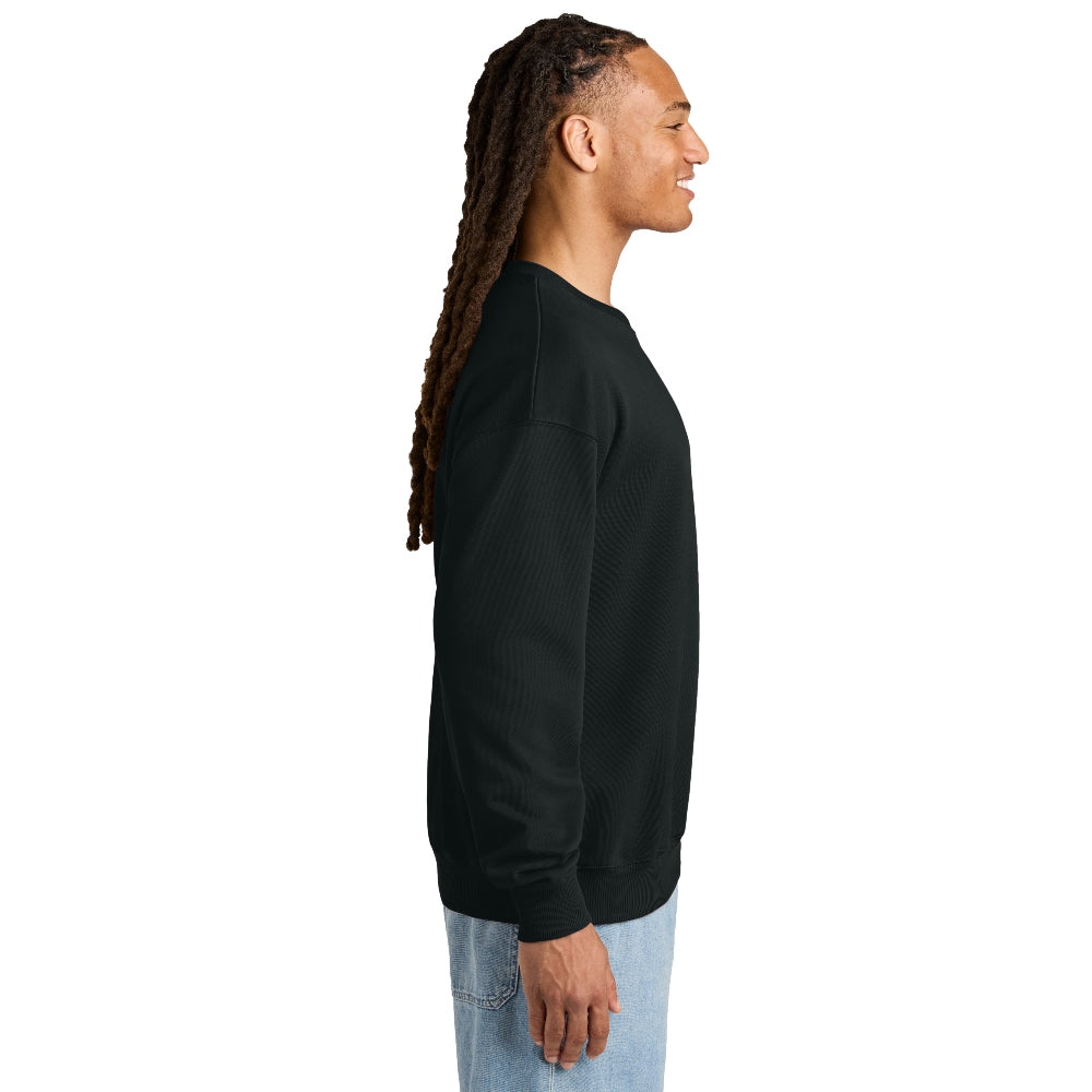 Stanley/Stella Unisex Ledger Dry Crewneck Sweatshirt - Black