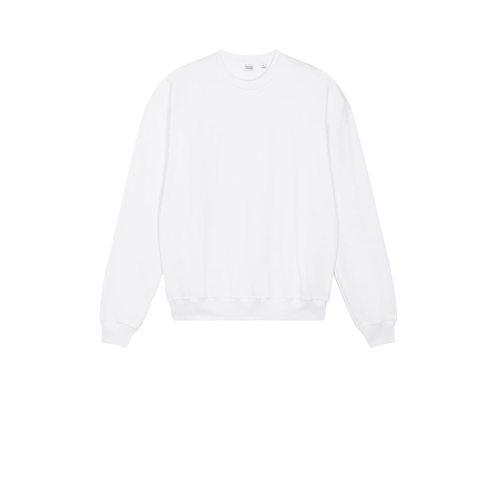 Stanley/Stella Unisex Ledger Dry Crewneck Sweatshirt - White