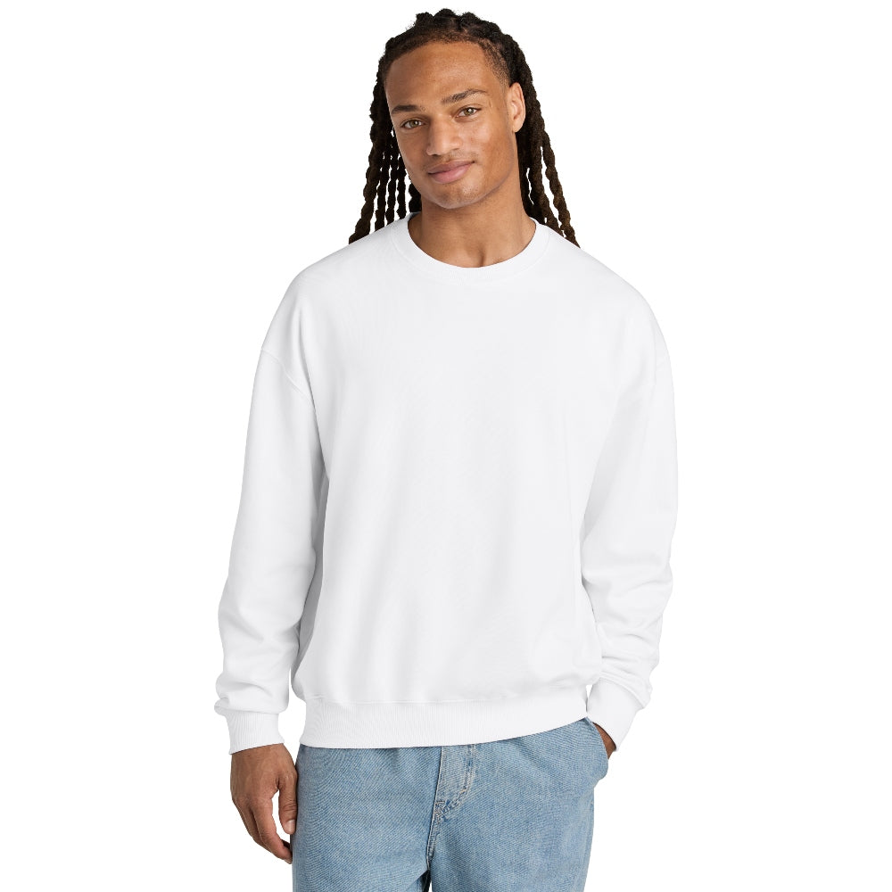 Stanley/Stella Unisex Ledger Dry Crewneck Sweatshirt - White