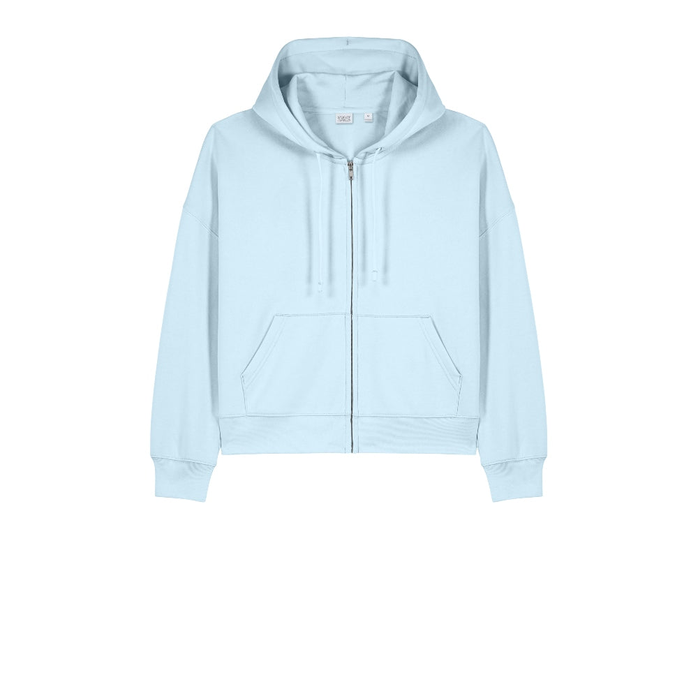 Stanley/Stella Women’s Stella Ida Full-Zip Hooded Sweatshirt - Blue Ice