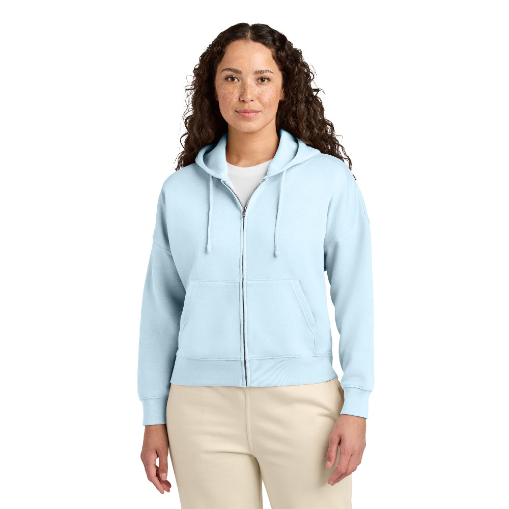 Stanley/Stella Women’s Stella Ida Full-Zip Hooded Sweatshirt - Blue Ice