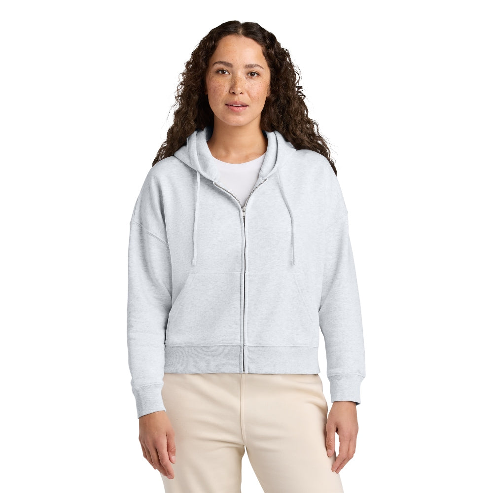 Stanley/Stella Women’s Stella Ida Full-Zip Hooded Sweatshirt - Cool Heather Grey