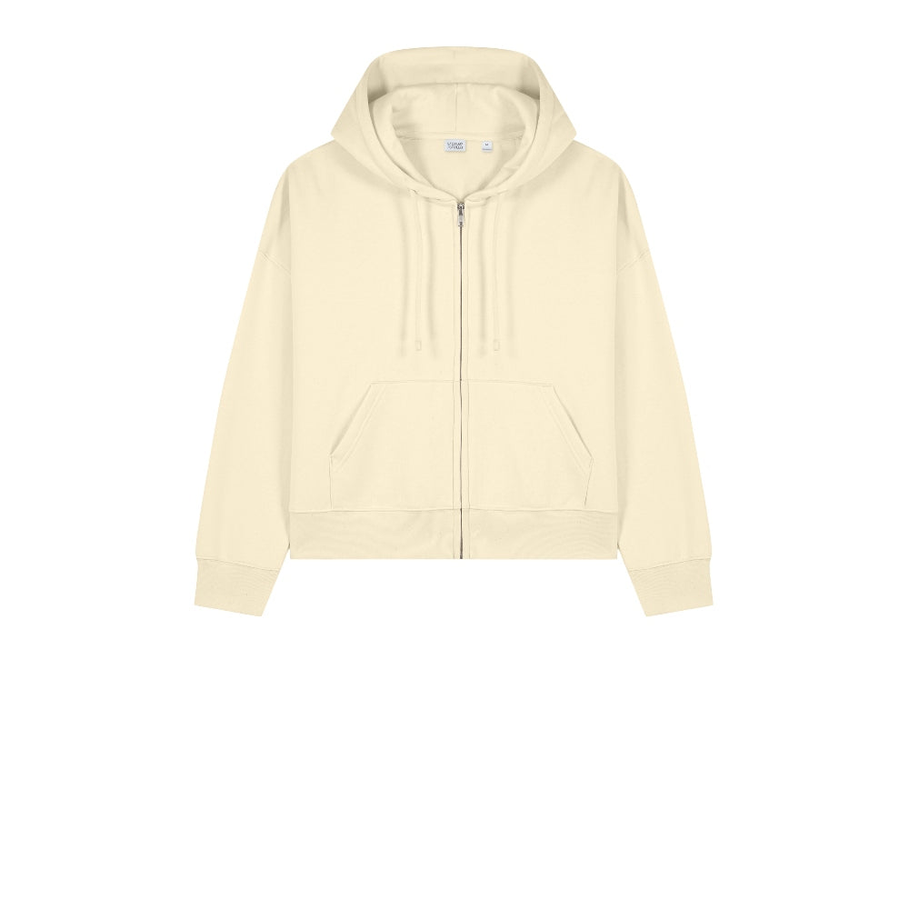 Stanley/Stella Women’s Stella Ida Full-Zip Hooded Sweatshirt - Natural Raw