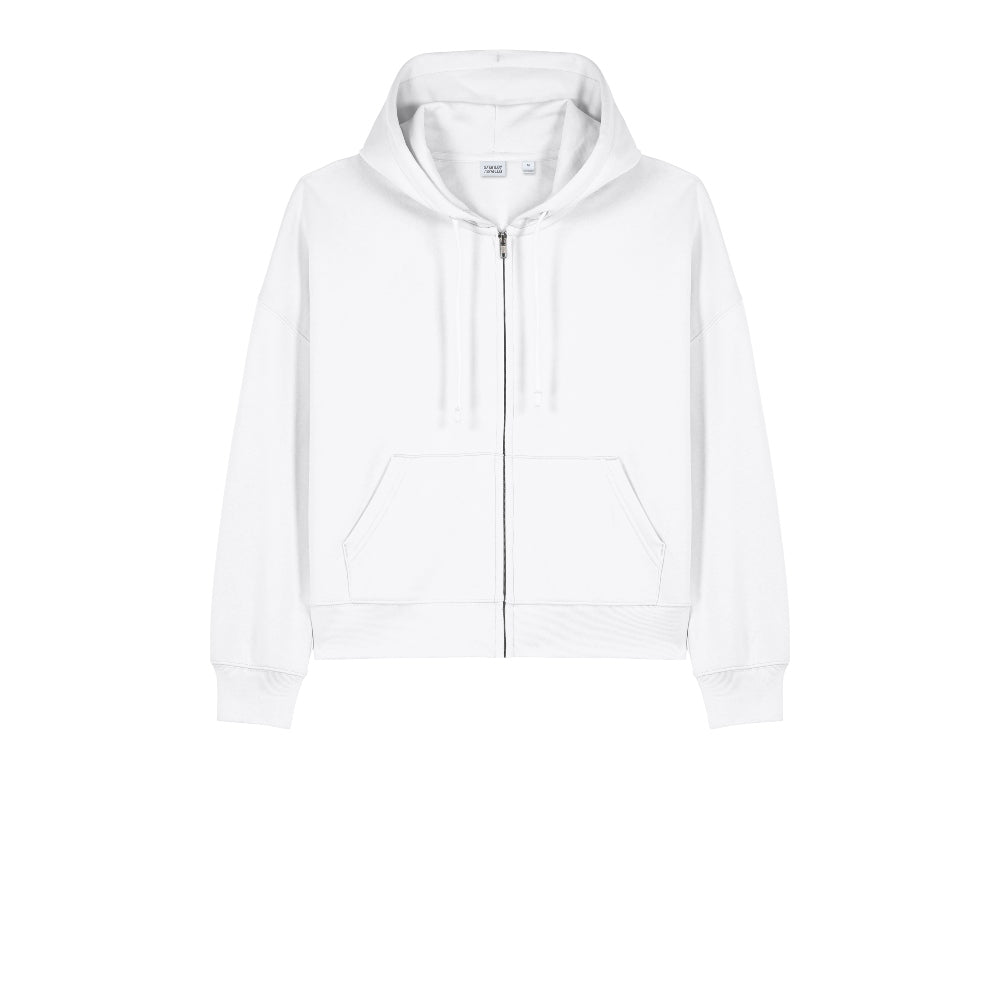 Stanley/Stella Women’s Stella Ida Full-Zip Hooded Sweatshirt - White