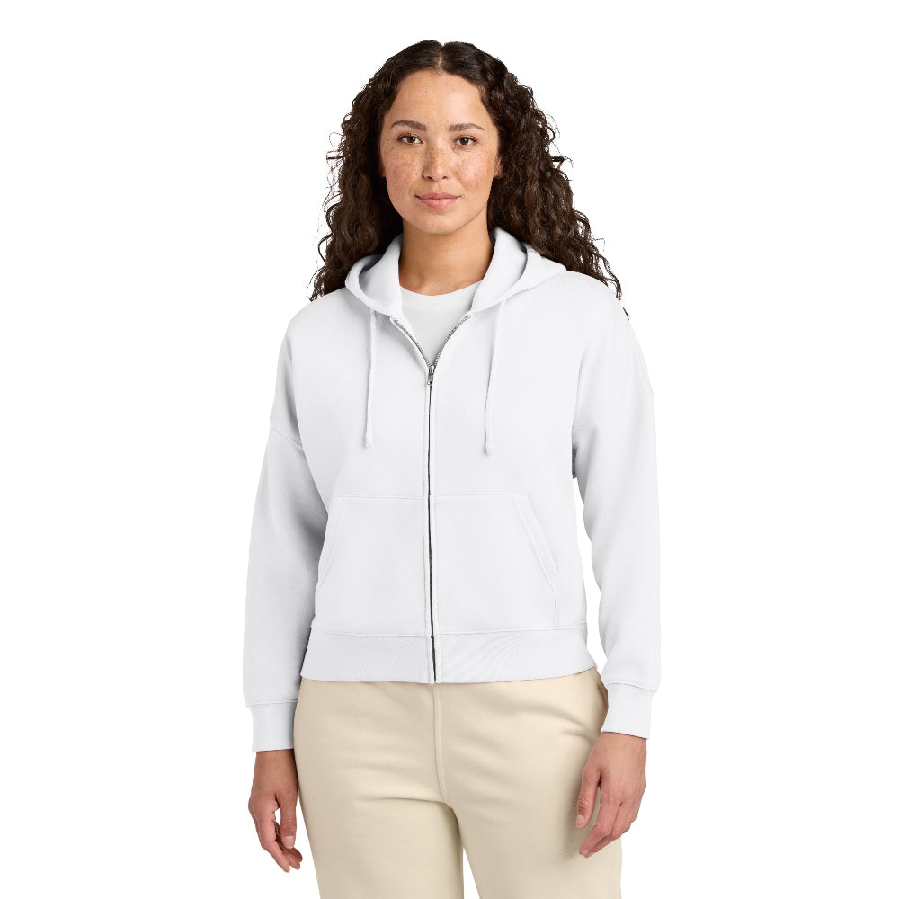 Stanley/Stella Women’s Stella Ida Full-Zip Hooded Sweatshirt - White