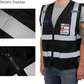 Dib Safety Reflective Vest - Black