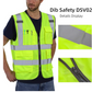 Dib Safety Reflective Vest - Yellow