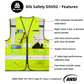 Dib Safety Reflective Vest - Yellow
