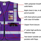Dib Safety Reflective Vest - Purple