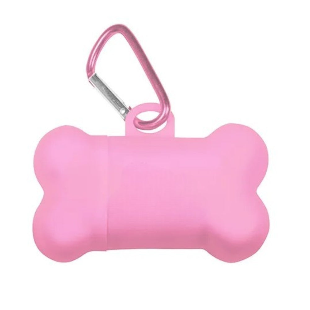 Promotional Pet Bag Dispenser - Pink