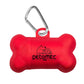 Promotional Pet Bag Dispenser - Translucent Red