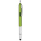 Promotional Multi Tool Pen with Ruler and Level - Lime Green