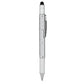 Promotional Multi Tool Pen with Ruler and Level - Silver