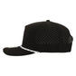 1010 Hats Five-panel Rope Dry-Fit Performance Hat - Black/ White Black