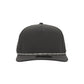 1010 Hats Five-panel Rope Dry-Fit Performance Hat - Dark Gray/ Light Gray-Black