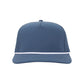 1010 Hats Five-panel Rope Dry-Fit Performance Hat - Deep Blue/White