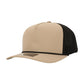 1010 Hats Five-panel Rope Dry-Fit Performance Hat - Khaki/Black/Black