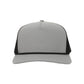 1010 Hats Five-panel Rope Dry-Fit Performance Hat - Light Gray/Black/Black
