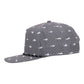 1010 Hats Five-panel Rope Dry-Fit Performance Hat - Navy/ Navy - Offshore Grey