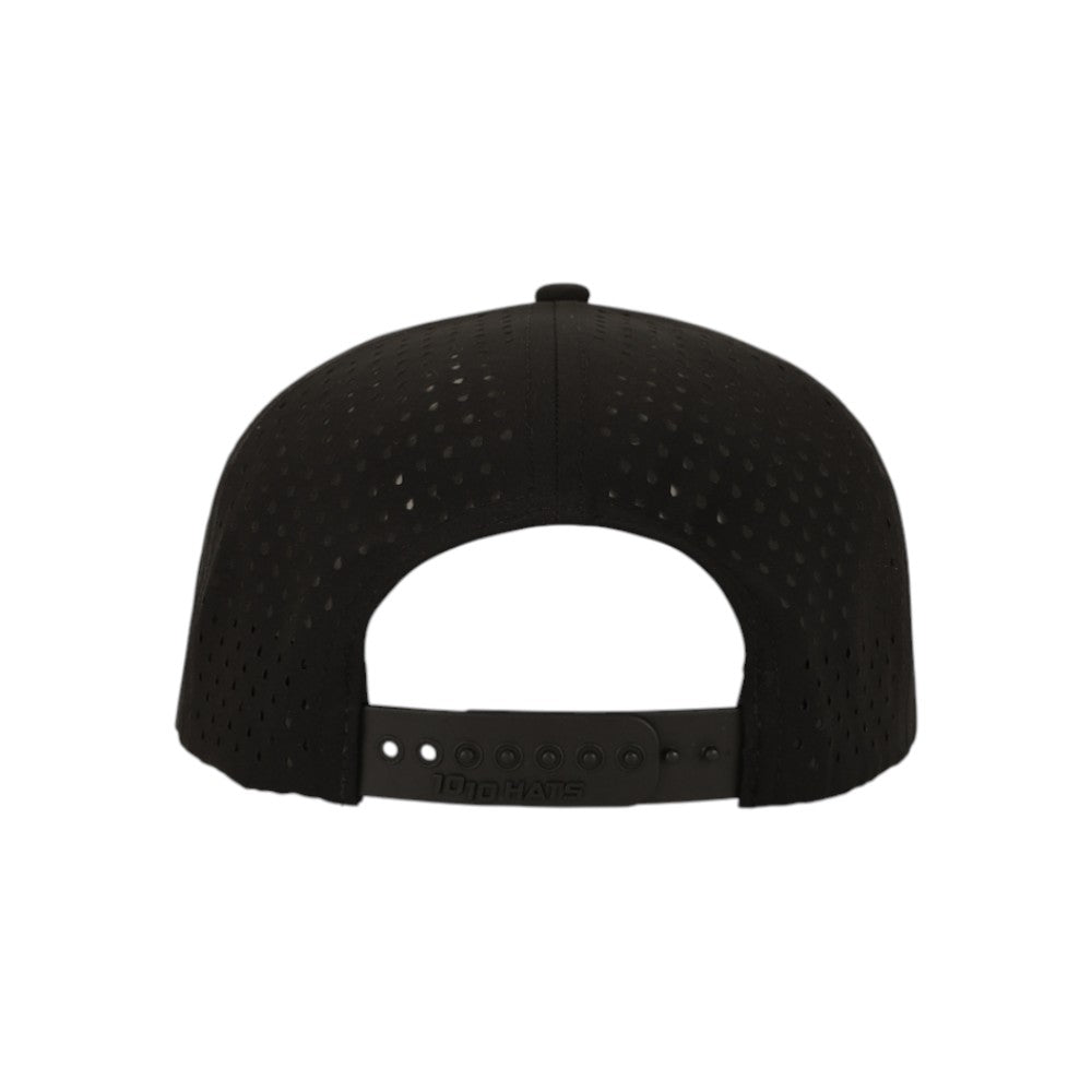 1010 Hats Five-panel Dry-Fit Performance Hat - Black