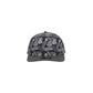 1010 Hats Five-panel Dry-Fit Performance Hat - Black Palm/Charcoal