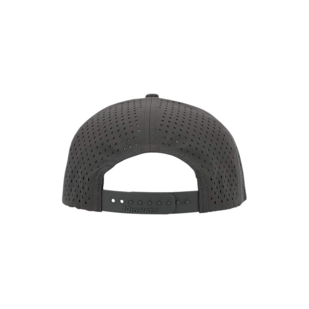 1010 Hats Five-panel Dry-Fit Performance Hat - Dark Grey