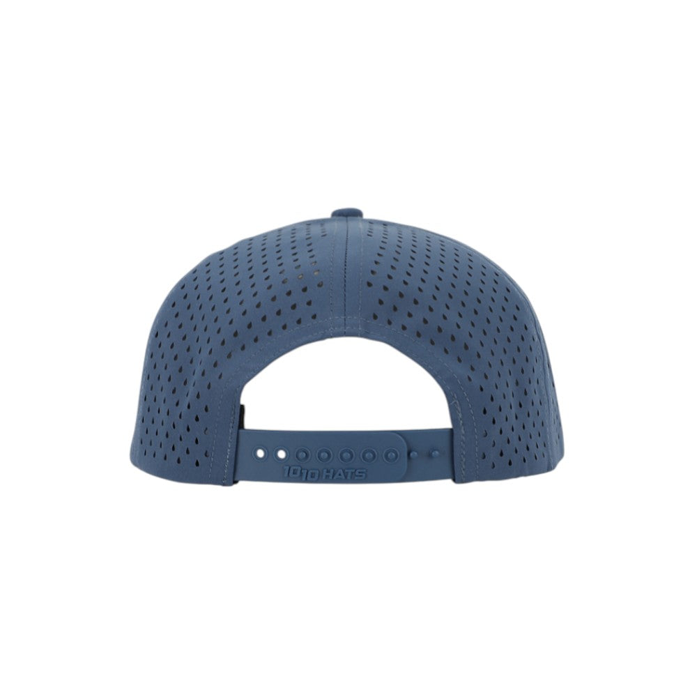 1010 Hats Five-panel Dry-Fit Performance Hat - Deep Blue
