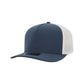 1010 Hats Five-panel Dry-Fit Performance Hat - Deep Blue/White