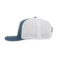 1010 Hats Five-panel Dry-Fit Performance Hat - Deep Blue/White
