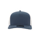 1010 Hats Five-panel Dry-Fit Performance Hat - Deep Blue/White
